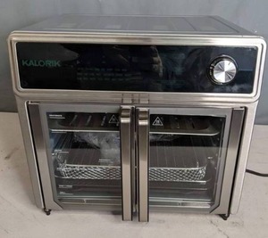 lot 317 image: Kalorik MAXX 26-qt. Stainless Steel Digital Air Fryer Oven Grill - N