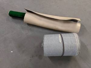 lot 336 image: Assortment of Rolled Sections of Carpet - Q