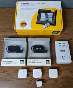 lot 325 image: Kodak EasyShare S510, Belkin Pocket USB Hub, Wall Chargers, & More - Q