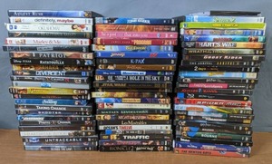 lot 326 image: DVD Collection Star Wars, Jumanji, Monsters Inc, The Patriot, Marvel Avengers, Shooter - Q