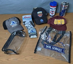 lot 282 image: Baseball Caps, Koozies, Reusable Cups and More - Q