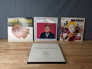 lot 347 image: Collection of Albums The Kennedy Years (Signed), Walt Disneys Mary Poppins, John Fitzgerald Kennedy, and W.C. Fields - B