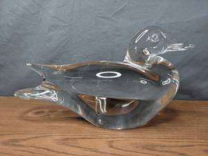 lot 356 image: Vintage V. Nason & C. Murano Glass Duck Sculpture - V