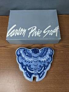 lot 360 image: Antique Carson Pirie Scott Butterfly Dish with 5 Receptacles - V