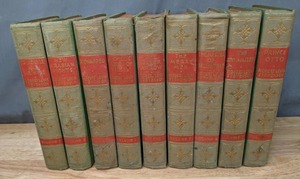 lot 393 image: Collection of (9) Books by Robert Louis Stevenson Dr. Jekyll and Mr. Hyde, New Arabian Nights, Kidnapped, & More - V