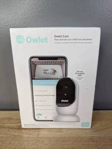 lot 428 image: Brand New Owlet Cam Smart HD Video Baby Monitor - T