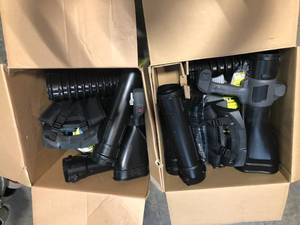 Lot of 2 (2 cycle Ryobi Gas Backpack Blowers) Customer Returns review all pictures