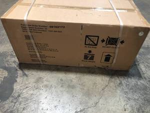 Husky Ready-to-Assemble 24-Gauge Steel Wall Mounted Garage Cabinet in Black (28 in. W x 29 in. H x 12 in. D) (good condition) review all pictures