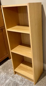 Petite Bookshelf with Adjustable Shelves