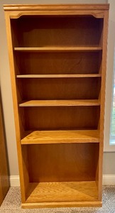 Bookcase with Adjustable Shelves