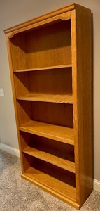 Beautiful Bookcase with Adjustable Shelves