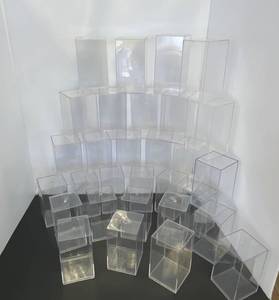 30 acrylic display cases