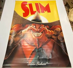Two Large vinyl Movie Posters