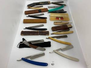 Group of straight blade razors