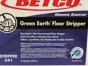 (1) 5-Gallon Pack Of Betco Floor Stripper