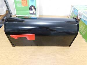 Gibraltar Mailboxes Elite Black, Medium, Steel, Post Mount Mailbox