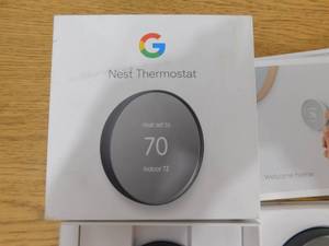 Google Nest Thermostat - Smart Programmable Wi-Fi Thermostat - Charcoal