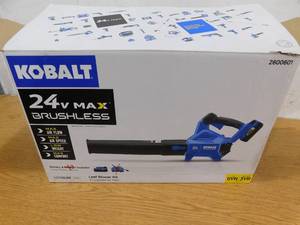 Kobalt 24-volt Max 500-CFM 120-MPH Brushless Handheld Cordless Electric Leaf Blower 4 Ah (Battery Included)