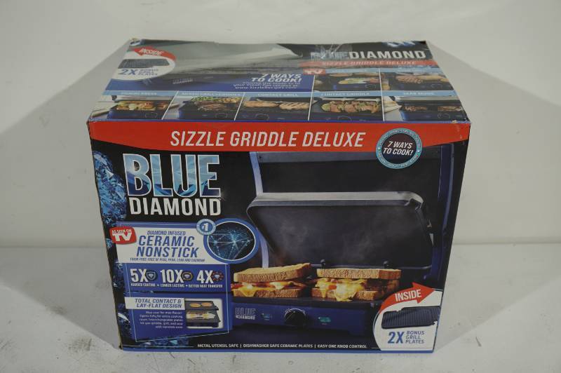 Blue Diamond Sizzle Griddle Grill Plate