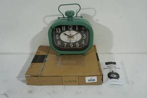 lot 50 image: NEW LaCrosse Isla Metal WallTable Clock