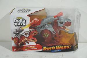 lot 59 image: NEW Zuru Robo Alive Dino Wars T-Rex Toy