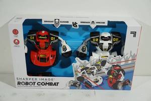 lot 112 image: NEW Sharper Image Robot Combat Toy Set