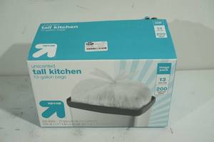 lot 104 image: Up & Up Unscented Tall Kitchen Garbage Bags - 200 Count