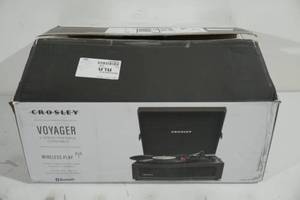 lot 84 image: Crosley Voyager Portable Turntable with Bluetooth