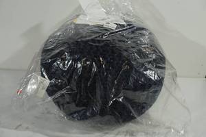 lot 20 image: NEW Nahunta Modern Knitted Cotton Round Pouf Foot Rest