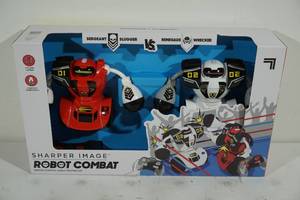 lot 162 image: NEW Sharper Image Robot Combat Toy Set