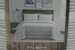 lot 165 image: NEW Brooklyn 3 Piece Quilt Set - FullQueen