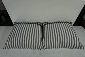 lot 167 image: 2 Striped Throw Pillows