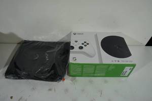 lot 126 image: Microsoft XBOX 1 Series S 512 GB All Digital Game System with Carry Bag
