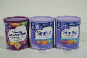 lot 182 image: Similac Total Comfort and Hypoallergenic Infant Formula