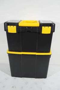 lot 127 image: Stalwart Stackable Mobile Tool Box