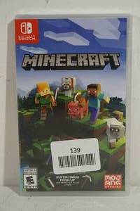lot 139 image: NEW Minecraft Game for Nintendo Switch