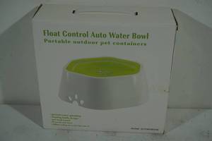 lot 133 image: NEW Float Control Auto Water Bowl and Slow Feeder - Pink