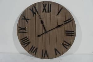 lot 122 image: Large Farmhouse Style Wall Clock