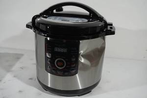 lot 158 image: Megachef 12 Quart Pressure Cooker - Dented