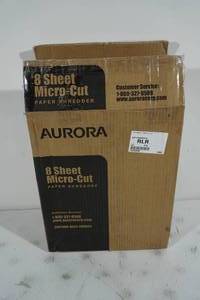 lot 204 image: Aurora 8 Sheet Micro Cut Paper Shredder