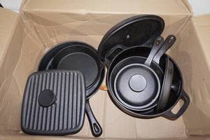 lot 192 image: Cast Iron Cookware