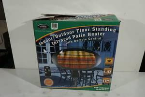 lot 246 image: Optimus IndoorOutdoor Floor Standing Infrared Heater - Not Working