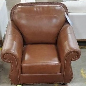 lot 108 image: Abbyson - Clarke Leather Armchair