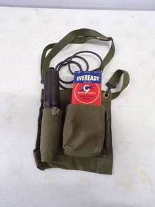 lot 70 image: Vintage Battery Operated  Military Device with Ray o Vac Battery