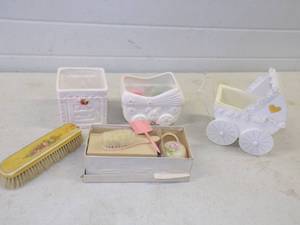 lot 85 image: Vintage Baby Items