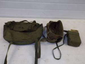 lot 106 image: 3 Military Bags