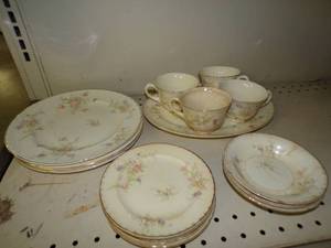 lot 117 image: Vintage Crooksville  China Set