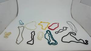 lot 50 image: Many Different Colors Of Beaded Necklaces
