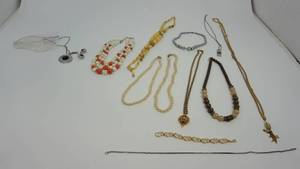 lot 55 image: Different Colors Of Beaded Necklaces & Bracelets