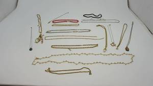 lot 63 image: Different Colors & Styles Of Necklaces